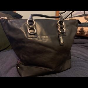 Cole Haan black leather bag